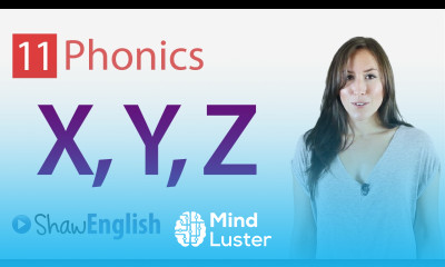English Phonics Consonants x y and z