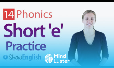 English Phonics Short e Vowel Practice