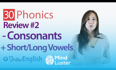 English Phonics Review 2 Consonants Short Long Vowels