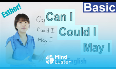 Learn English Can I Could I May I