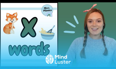 Learn to Blend x Words with Miss Phonics Phonics Reading Practice for Kids British Teacher