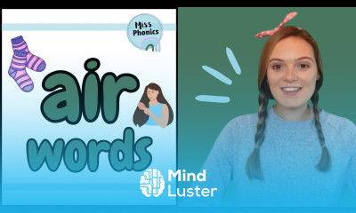 Learn to Blend air Words with Miss Phonics Phonics Blending Practice for Kids British Teacher