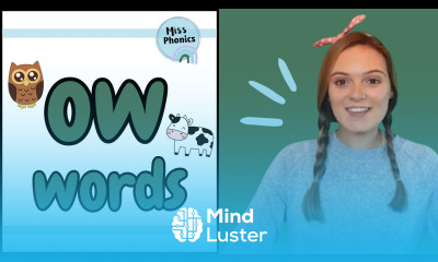 Learn to Blend ow Words with Miss Phonics Phonics Blending Practice for Kids British Teacher
