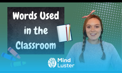 Words Used in the Classroom Learn English EAL