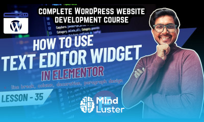How to Use Text Editor Widget in Elementor Text Editor Element Tutorial