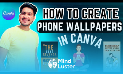 How to Create PHONE WALLPAPERS in CANVA Make Your Own Wallpaper in Canva