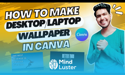 How to make a desktop wallpaper in Canva LAPTOP DESKTOP WALLPAPER USING CANVA