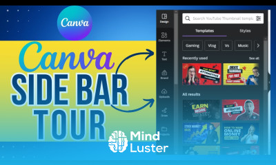 Canva Editor Side Panel Explained CANVA Side Panel And Its Tabs