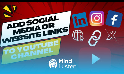 How to Add Social Media Link in YouTube Channel How to Link Your Website to YouTube