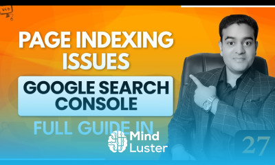 Page Indexing Issues Google Search Console Full SEO course in English googlesearchconsole seo