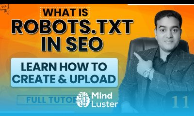 What is Robots txt in SEO How to Create and Upload Robots txt File SEO Full Course in English
