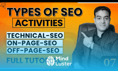 Types of SEO Activities Technical SEO On Page SEO and Off Page SEO SEO Full Course in English