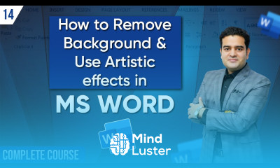 How to Do Background Removal and Artistic Effects in Ms Word Step By Step Tutorial