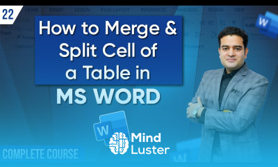 How to Merge and split cells in MS Word Tables Merging And Splitting Table Cells In Microsoft Word