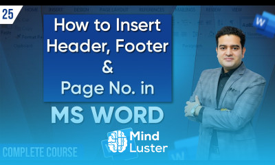 Simple Way to Insert and Remove Headers Footers and Page Numbers in MS Word Complete Tutorial