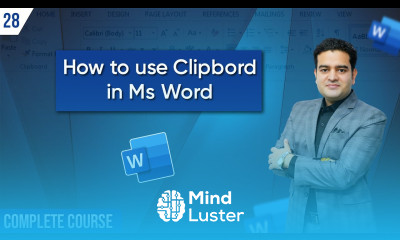 How to Use Clipboard on Word Learn to Use Clipbourd Effectively Microsoft Office Word Course
