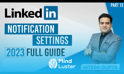 How to Stop Notifications in LinkedIn LinkedIn Notification Settings linkedintutorial
