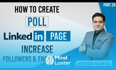 How to create Poll on LinkedIn Increase Followers on Linkedin Company Page linkedincourse