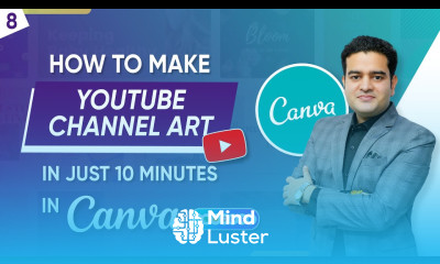 How to make YouTube Channel Art in Canva Canva for YouTube Channel Art canvacourse