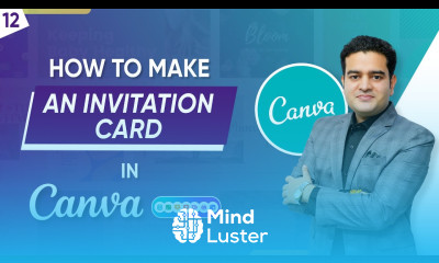 How to Make an Invitation Card in Canva Canva Invitation Card Video Tutorial canvatutorial