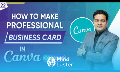 How to make a Professional Business Card in Canva How to make Visiting Card in Canva Canva