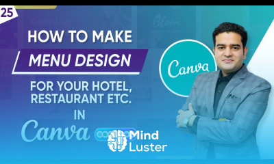 How to Design Menu Card for Restaurant in Canva Canva Menu Design canvamenudesign