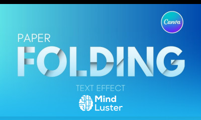 Folded Paper Text Effect in Canva Canva Tutorial 2024