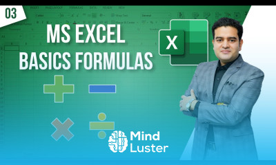 MS Excel Basic Formulas Full Tutorial Most Important Formulas in Excel msexcelcourse msexcel