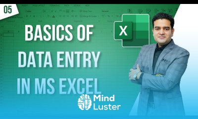 Learn MS Excel Data Entry Basics How to Data Entry Work in Excel for Beginners msexcelcourse