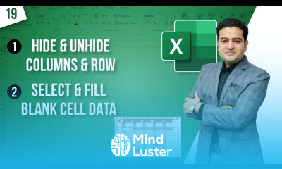 How To Hide and Unhide Columns and Rows in Excel How To Select and Fill Blank Cells in Excel