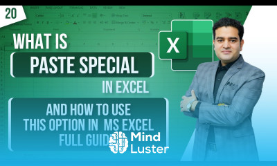 What is Paste Special and How to use this Option in MS Excel Full Guide MS Excel Course