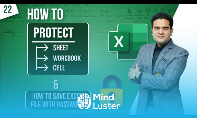 How To Protect Your Excel Workbook How To Protect Excel File With Password msexcelcourse