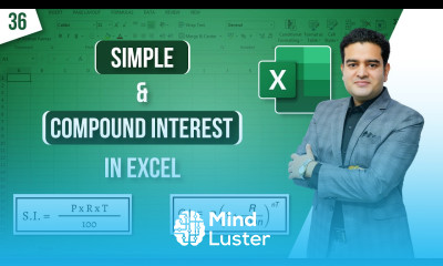 How To Calculate Simple and Compound Interest in MS Excel msexcelcompletecourse
