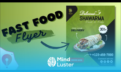 Professional Food Ads Poster Design CorelDRAW Go Tutorial