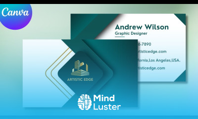 How to Create a Professional Visiting Card Design in Canva Business Card