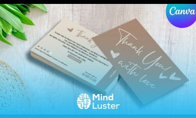 How to Create Thank You Card in Canva Card Design with Canva