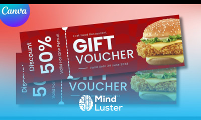 Gift Voucher Design in Canva Discount Voucher Tickets