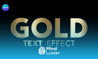 How to Make a Gold Text Effect in Canva Metallic Typography Tutorial