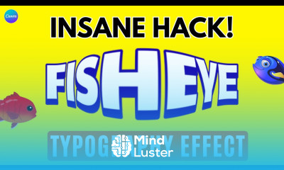 Insane Typography Hack in Canva You Didn t Know Fisheye Text Effect
