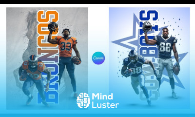 Create a Professional NFL Poster Design in Canva No Template Needed