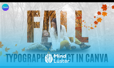 How to Create a Fall Text Effect in Canva Autumn Typography Design Tutorial