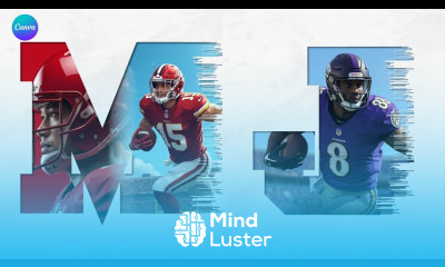 Create Stunning Letter Portrait Design in Canva Distortion Effect Football Poster