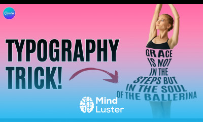 Create Stunning Typography Effect in Canva Inspirational Quote Poster Tutorial