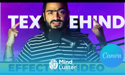 Canva Video Editing Tutorial How to Place Text Behind Object In Canva Videos Canva Video Effect
