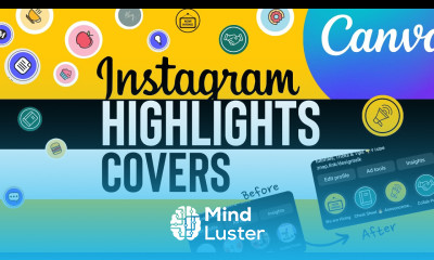 How To Make Instagram Story Highlight Cover Using Canva Instagram Tips Canva Tutorial canva