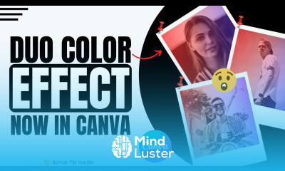 How To Make Duo Color Effect In Canva Two Color Effect Canva Tutorial Bonus Tip Canva Effect