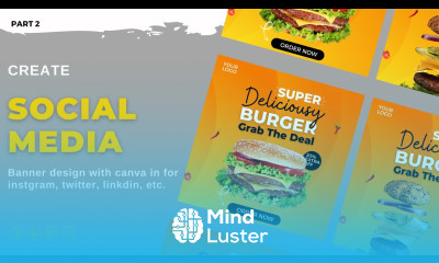 Instagram post design social media banner design in canva Tutorial Designtalk Part 2
