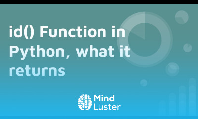 id Function in Python with Examples and what it returns identity function