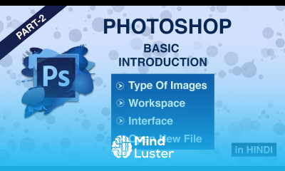 Photoshop Lesson 2 Workspace Interface Types of Images Types of Open Files