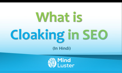 Define Cloaking in SEO with Examples Hindi